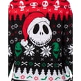 thumbnail image 2 of The Nightmare Before Christmas Men's Santa Jack Adult Ugly Sweater Knit Pullover, 2 of 6