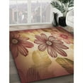 thumbnail image 2 of Ahgly Company Indoor Rectangle Patterned Brown Sand Brown Area Rugs, 4' x 6', 2 of 6