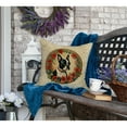 thumbnail image 4 of Boston Terrier Christmas Flowers Throw Pillow 18 in x 18 in, 4 of 5