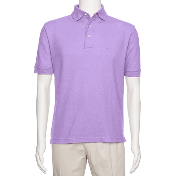 AKA Men's Classic-Fit Pique Polo Shirt Lavender Small