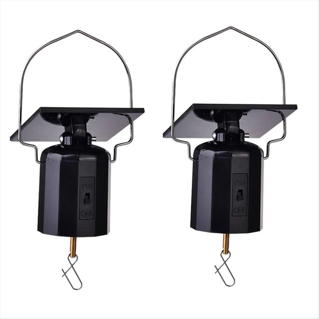 Molinillo de Viento con Energía Solar, Motor Solar con Gancho, No Requiere Pilas, Motor Giratorio Colgante para Jardín Al Aire Libre y Patio