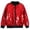 Red, variant on Fancifize Boys Girls Sparkle Sequins Bomber Jacket, Full Zip Shiny Glitter Y2K Coat for Kids, Party Vintage Fashionale Outerwear
