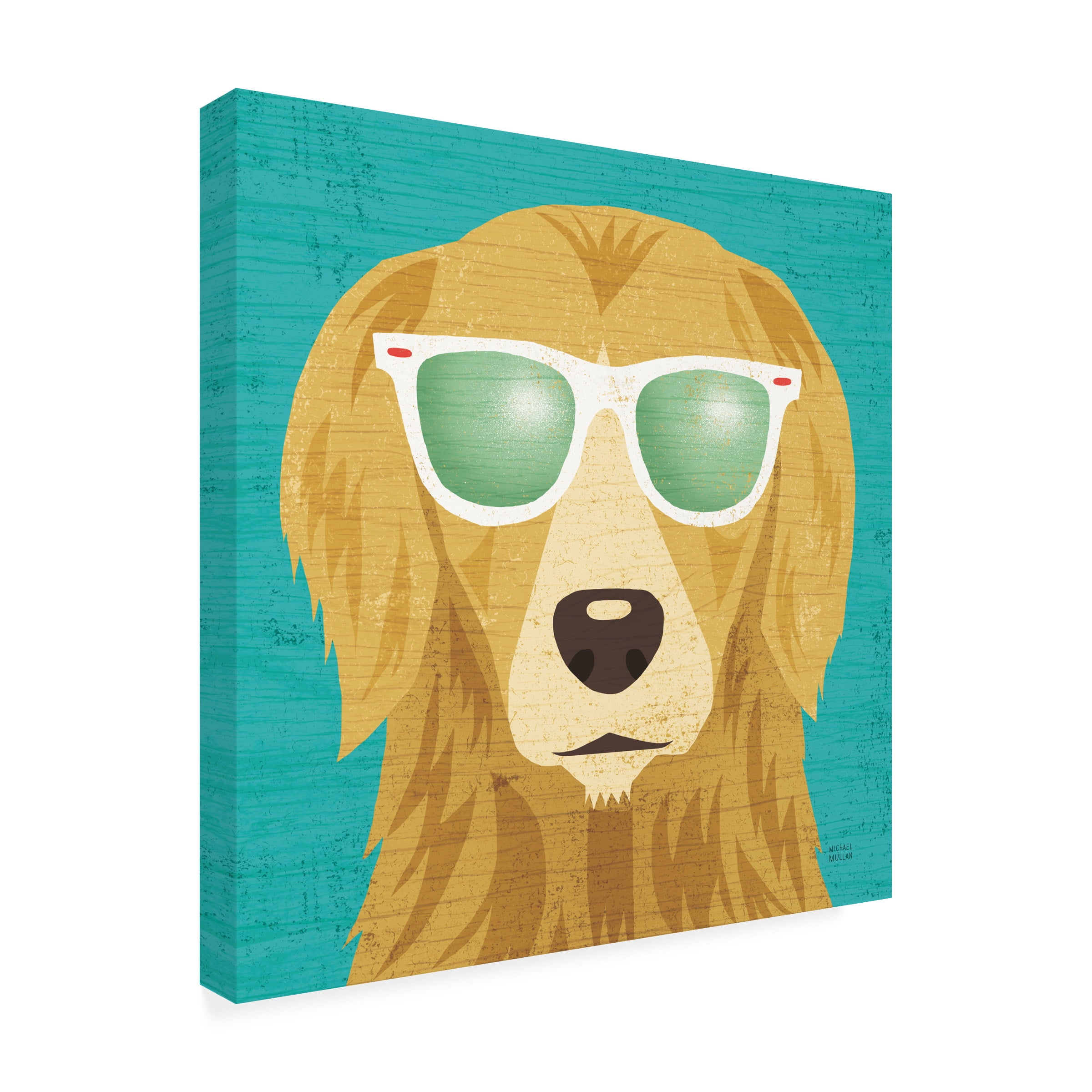 Trademark Fine Art 'Beach Bums Golden I' Canvas Art by Michael Mullan