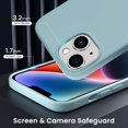 thumbnail image 5 of Magnetic Case Compatible for iPhone 14 Case [Compatible with MagSafe] [+Screen Protector] Liquid Silicone Gel Rubber Full Body Protective Cover Case 6.1 Inch-Succulent, 5 of 13