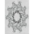 thumbnail image 1 of Ahgly Company Indoor Rectangle Patterned Off-White Novelty Area Rugs, 8' x 12', 1 of 6