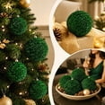 thumbnail image 5 of Large Christmas Balls Ornaments,5.9" Sparkly Shatterproof Christmas Tree Ornaments Sequin Glitter Xmas Decorations for Holiday & Winter Xmas Party Decor,1Pcs(Green), 5 of 8