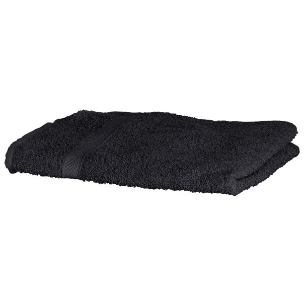 Towel City - Toalla de manos Modelo City Luxury Range 550 GSM (40 X 60 CM) (Negro)