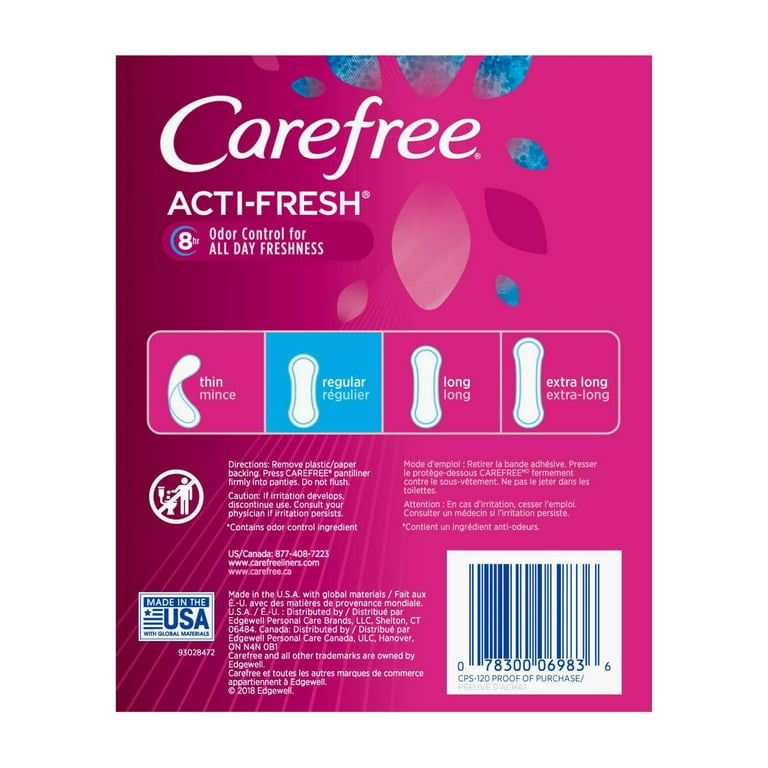Carefree Acti-fresh Pantiliners reviews in Feminine Hygiene - Liners -  ChickAdvisor