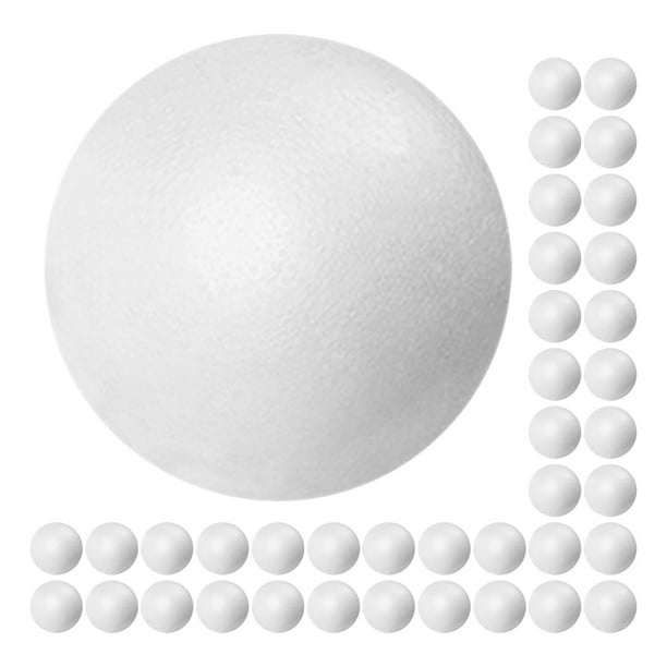 100 bolas de espuma para manualidades, esferas creativas para proyectos de arte de jardín de infancia, bolas de espuma, esferas de espuma, bolas de espuma para manualidades