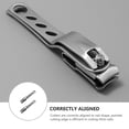 thumbnail image 4 of Miangastore 2pcs 360 Degree Rotating Nail Clippers Toenail Clipper Nail Cutter Trimmer, 4 of 9