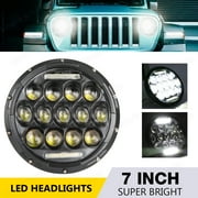 7" Round LED Headlights Hi-Lo Beam DRL Turn Signal For Ford Mustang 1965-1978