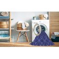 thumbnail image 2 of Ahgly Company Machine Washable Indoor Rectangle Transitional Denim Dark Blue Area Rugs, 8' x 10', 2 of 7