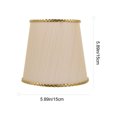 thumbnail image 2 of CRAFTHROU 1Set Table Lamp Shade Cloth Lamp Cover Multi Colored Decorative Diffuse Lighting Simple Style Living Room, 2 of 5
