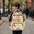 thumbnail image 4 of Aplkyhs Backpack for Girls Boys Age 6-18 Just A Girl Who Loves Football School Bag Lightweight Water Repellent Student Bookbag Cute Capybara, 4 of 7