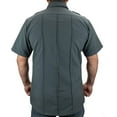 thumbnail image 3 of First Class 100% Polyester Two Tone Short Sleeve Men's Uniform Shirt X-Large Dark Gray & Black, 3 of 4