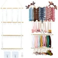 thumbnail image 1 of Soporte para moños para niñas, organizador de moños para el cabello, colgador para moños de niñas, organizador de moños para la cabeza, accesorios adecuados para pared, habitación, puerta o armario, 1 of 7