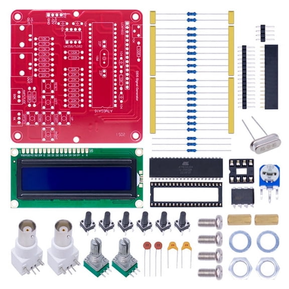 DDS Signal Generator Kit DIY 1-65535HZ Digital Function Generator with Sine Triangle Square Saw Rotating Triangle Waves