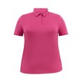 thumbnail image 5 of Athletic Works Women's Plus Active Short Sleeve Lightweight Polo Shirt, size 1X-4X, 5 of 8