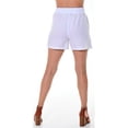 thumbnail image 2 of Azucar Ladies 100% Linen Shorts w/Soft Fabric Tie Front Belt - In (5) Colors - LLWH100, 2 of 8