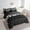 Grey, variant on Erosebridal Zebra Leopard Print Bedding King Size, Rectangle Geometric Bed in a Bag King size, Animal Decorative, Reversible