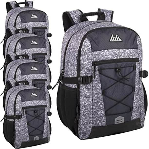 Trail maker 24 Pack Wholesale Dual Compartment Laptop Backpack Bulk