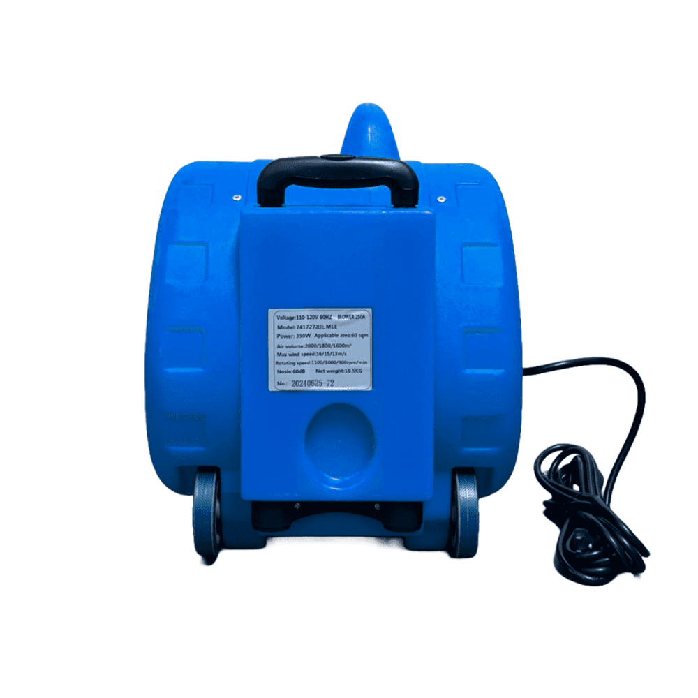 Robust Air Mover/Carpet Dryer Wheel & Handle Blue