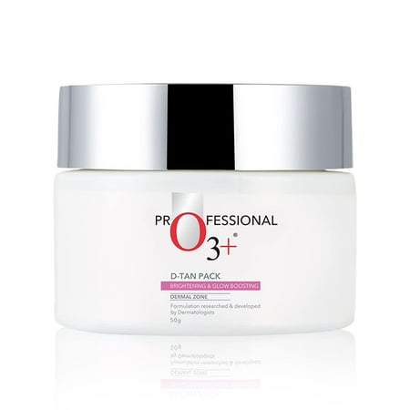 O3+ D-Tan Professional Pack For Instant Tan Removal For All Skin Types - Suitable For All Skin Types, 50Gm | Detan Pack For Tan Removal