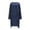 Navy, variant on TKLPEHG Womens Tunic Tops Irregular Hem Long Sleeve Dresses for Women Fall Loose Crew Neck Dressy Casual Slit High Low Tunic Shirts (Purple,S)