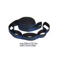 thumbnail image 4 of Paquete de 2 correas para hamaca Greeniant 5 anillos ajustables Azul, 4 of 6