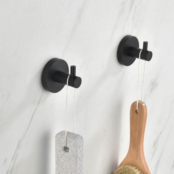 Kibi Circular Bathroom Towel & Robe Hook 3 Count
