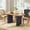 Gold Brown&Black, variant on KeyWhat 63" Oval Dining Table for 4-6 People, Modern Farmhouse Kitchen Table with Fluted Base, Wood Luxury Table for Gathering, Kitchen, Dining Living Room, Natural Oak