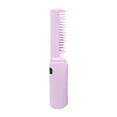 thumbnail image 1 of Alisador de pelo inalámbrico, herramienta de estilismo, calentamiento rápido, antiescaldaduras, cepillo de pelo de cerámica portátil ligero, tamaño de Violeta, 1 of 7
