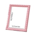 thumbnail image 3 of Dongrere 5x7 Inch Picture Frame Vertical Tabletop Standing Display Frame for Family Wedding Portrait Home Bedroom Desk Shelf Decor, Pink, 3 of 6
