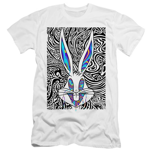 Looney Tunes Wild Bugs HBO S/S Adult 30/1 T-Shirt White
