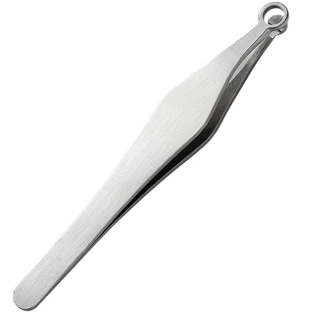 Universal Nose Hair Trimmer Trimming Tweezers, Stainless Steel Round Head Tweezers, Professional Eyebrow Tweezers for Plucking Chin Face Hair (2 Pieces) Universal Nose Hair Trimmer Trimming Tweezers, Stainless Steel Round Head Tweezers, Professional Eyebrow Tweezers for Plucking Chin Face Hair (2 Pieces)