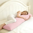 thumbnail image 6 of Kelnaro Light Pink Body Pillowcase 20x54 Inch - Soft Hypoallergenic Microfiber Body Pillow Cover, Breathable & Fade Resistant, Washable for All-Season, 6 of 6