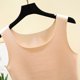 thumbnail image 4 of Ropa interior térmica para mujer, blusa de poliéster de color liso de terciopelo de doble cara, cálida, sin costuras, cuello redondo, talla grande, 4 of 6