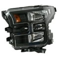 thumbnail image 2 of TRQ 2 Piece Headlight Assembly Set Halogen Black Bezel Driver & Passenger Side Fits 2015-2017 Ford F-150 FO2502335 FO2503335, 2 of 5