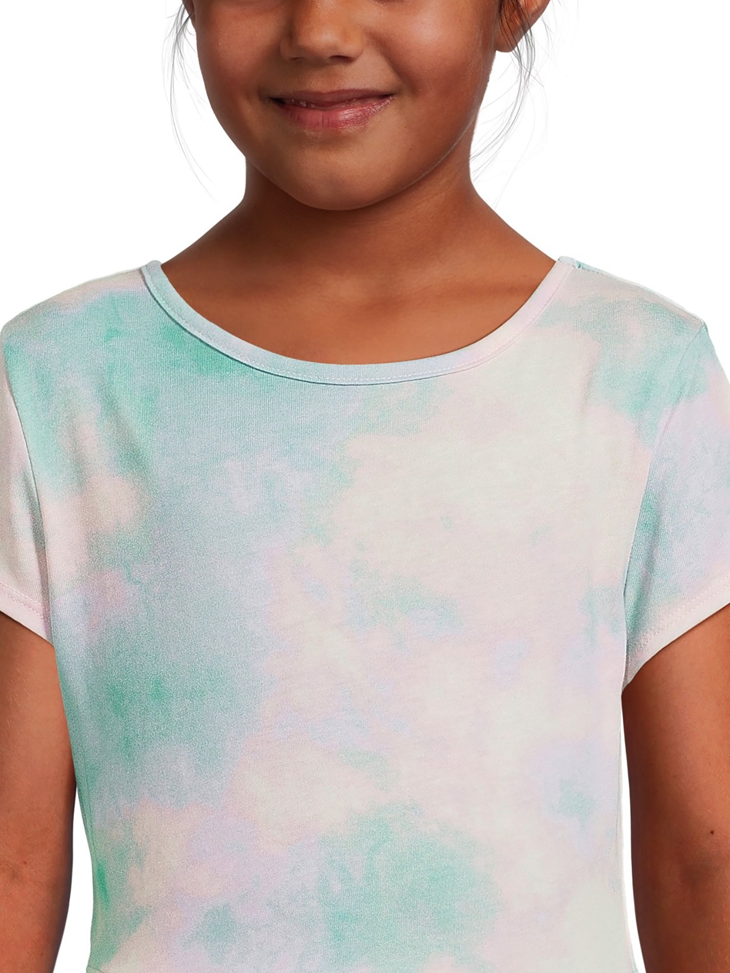 Wonder Nation Girls Short Sleeve Play Dress, Size 4-18 & Plus
