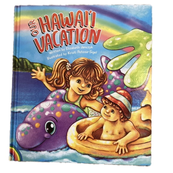 Island Heritage Children's Hardcover Book: Our Hawaii Vacation by Elizabeth Janczyk for Ages 5-6