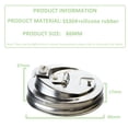 thumbnail image 3 of Mason Jar Drinking Lids, 1 Pc Stainless Steel Wide Mouth Mason Jar Sip Lid accessories, Anticracking Leak Proof Seal Flip Cap Cover Airtight Accessories for Drink, Silver, 3 of 9