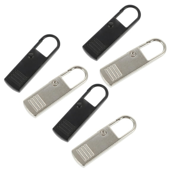 Raindrops 6pcs Detachable Zipper Pulls Zipper Heads For Clothing Bags And Luggage Durable Replacement