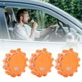 thumbnail image 4 of LED Road Flares Light, High Strength Roadside  Disc Kit Waterproof Multipurpose Shock Resistant  For Car For Motorcycle Blue,Orange,Orange With Dot Type, 4 of 8