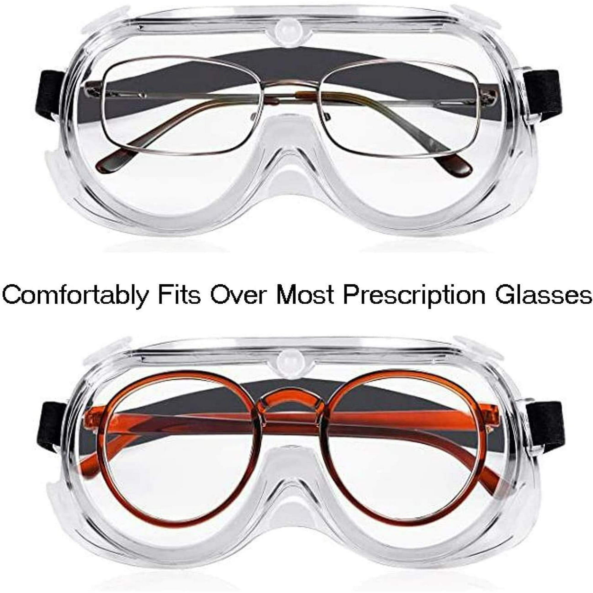 Safety Glasses Over Prescription Goggles Lab Anti Fog Anti Scratch Eye Protection Glasses Chemistry Protective Eyewear For Science Onion Goggles For