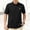 (Casual 145)Black, variant on Mens Big & Tall T-Shirt Summer T Shirt Short Sleeve Solid Color Fashion Casual Collared Button Down Embroidered Loose Oversize Tops