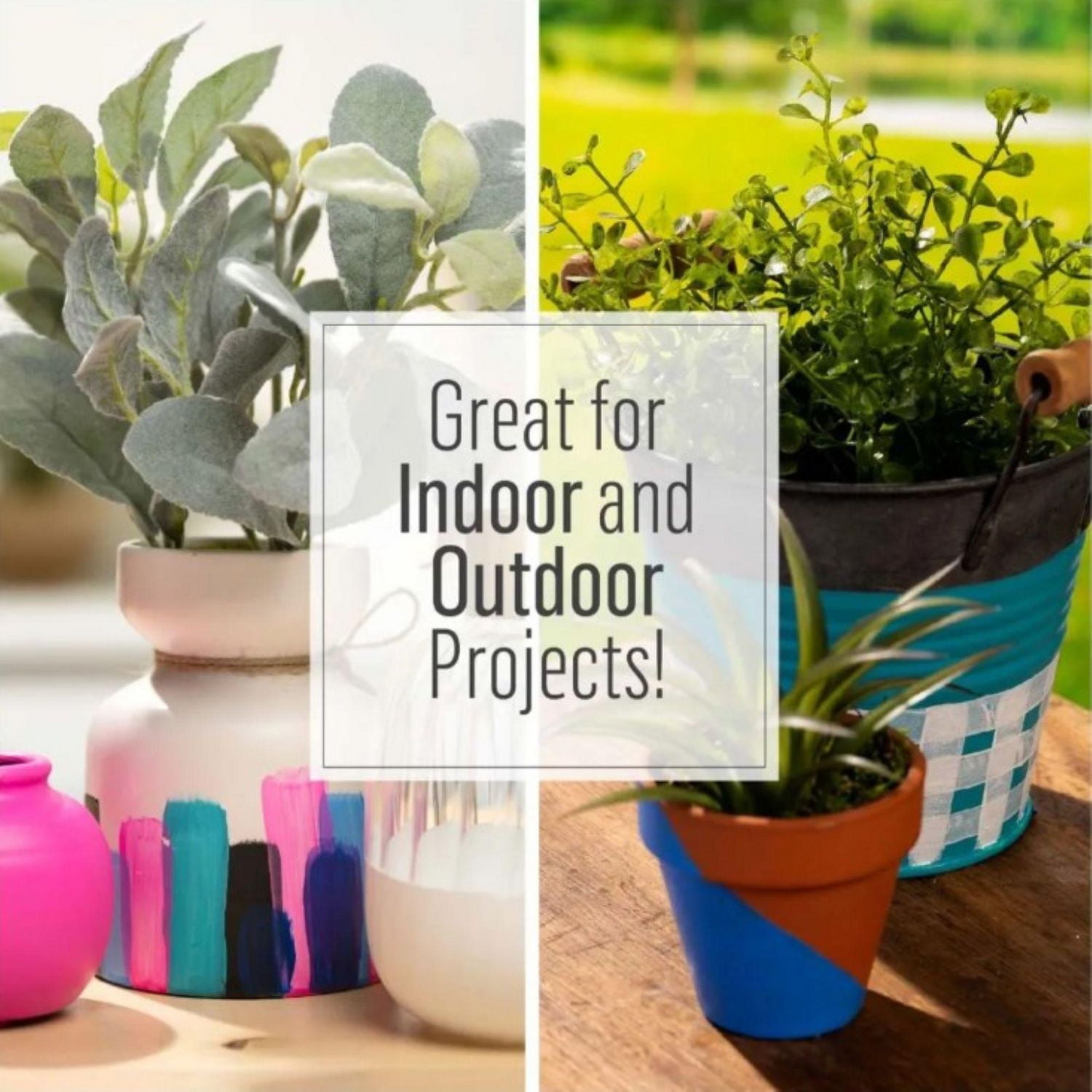 Peintures acryliques multisurface fini satiné FolkArt, 59 ml Blanc titane Peinture Multi-Surfaces