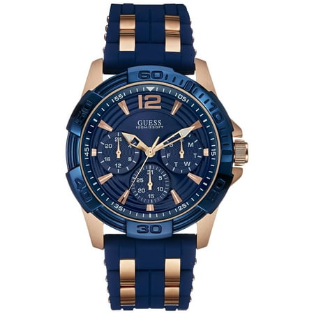 GUESS Blue Stainless Steel Mens Watch U0366G4