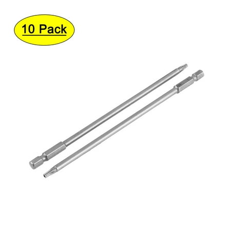

Unique Bargains 10pcs 6 Long Hex Shank T20 Torx Tip Security Screwdriver Repair Tools
