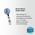 thumbnail image 2 of Common Kingfisher Bird Retractable Reel ID Badge Key Card Name Tag Holder with Clip, 2 of 7