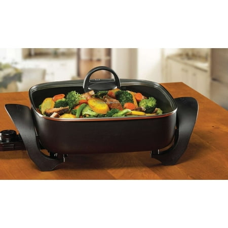 West Bend 72212 Extra-Deep 12-Inch Square Skillet